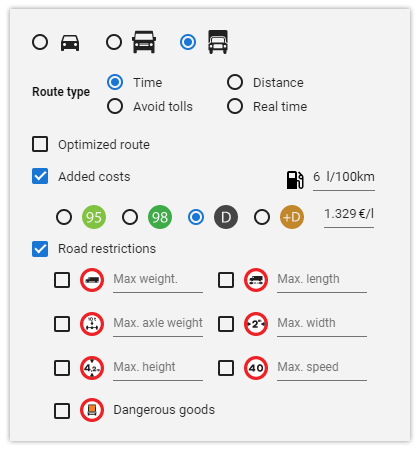 Advanced routing functions