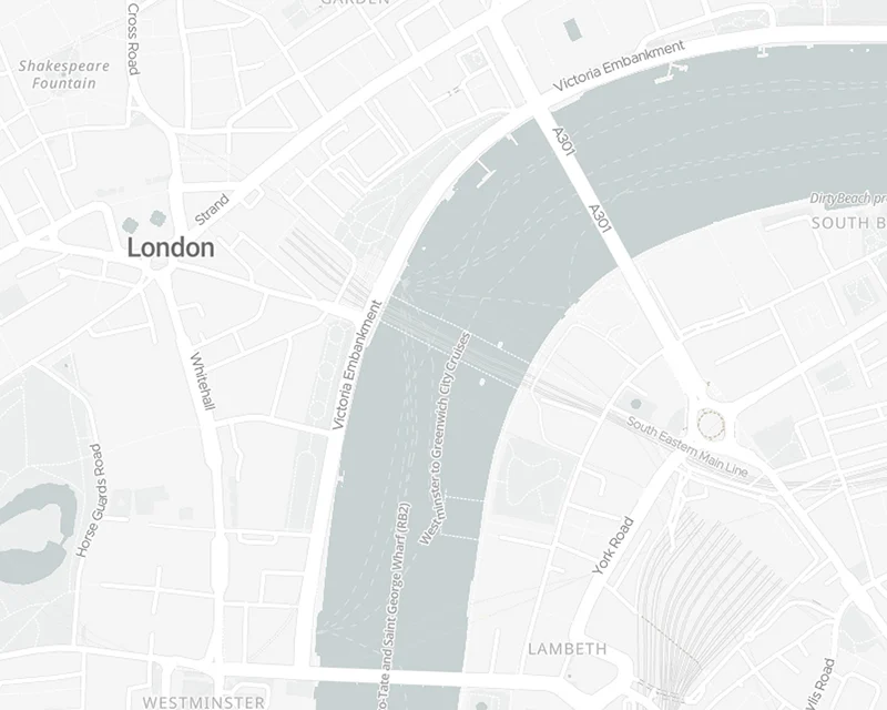 Mapa estilo silver